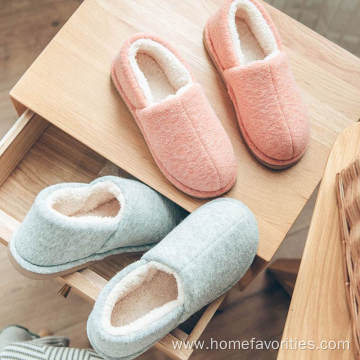 Soft Sole Warm Cotton Slippers Winter Non-slip Shoes